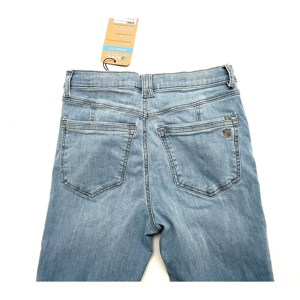 NWT KUHL Women's Kontour Flex Denim‎ Skinny Jeans Size 4 Wicking Quick Dry 30.5" - Picture 8 of 11